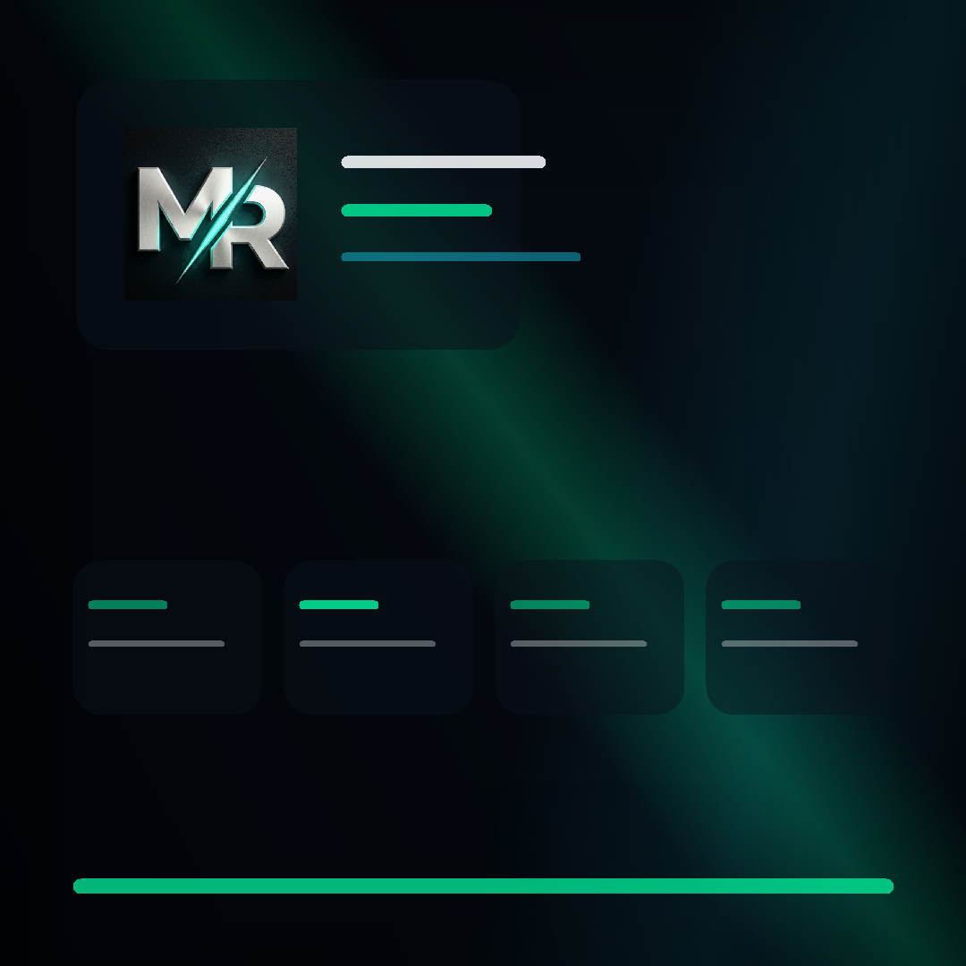 Arte quadrada oficial MR Clips para post social